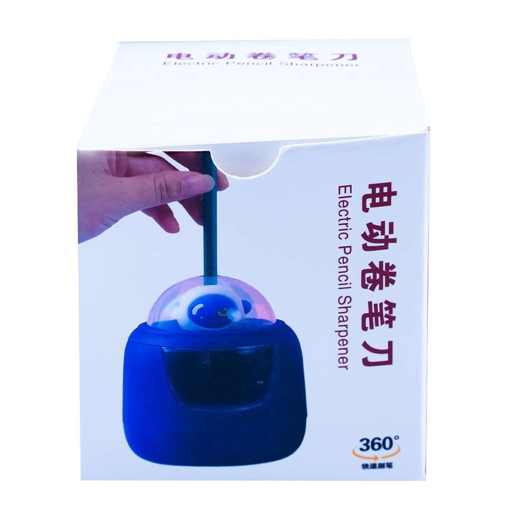 Ascutitoare electrica, cu baterii, figurine + 2 rezerve - Cassini - imagine 2