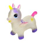 Baby unicorn din cauciuc, gonflabil, transparent