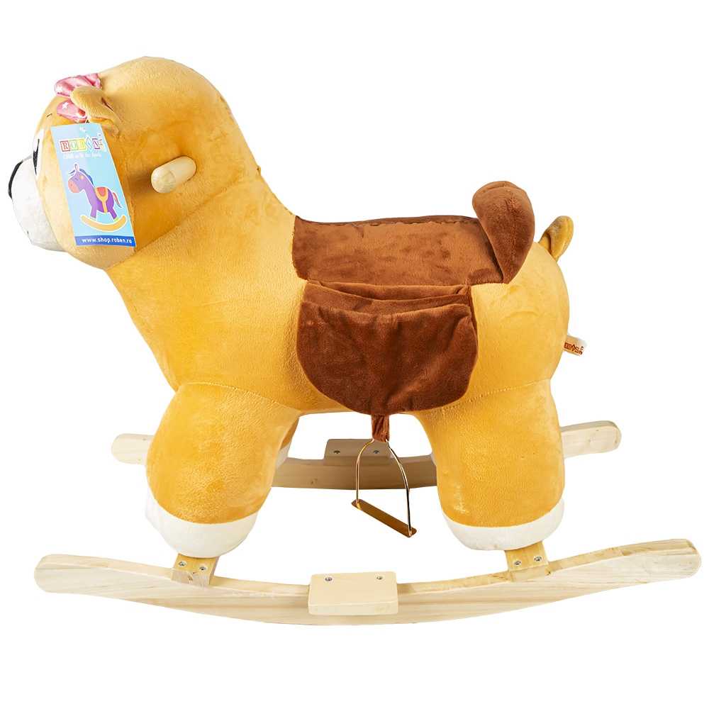 Balansoar pentru bebelusi, Ursulet, lemn + plus - imagine 2