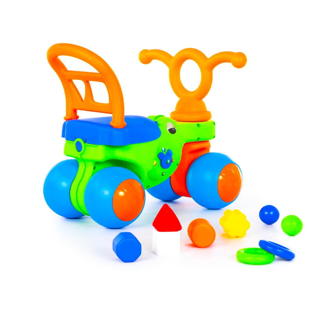 Bicicleta fara pedale, Crocodil, 49.5x35x42.5 cm, Polesie - imagine 4