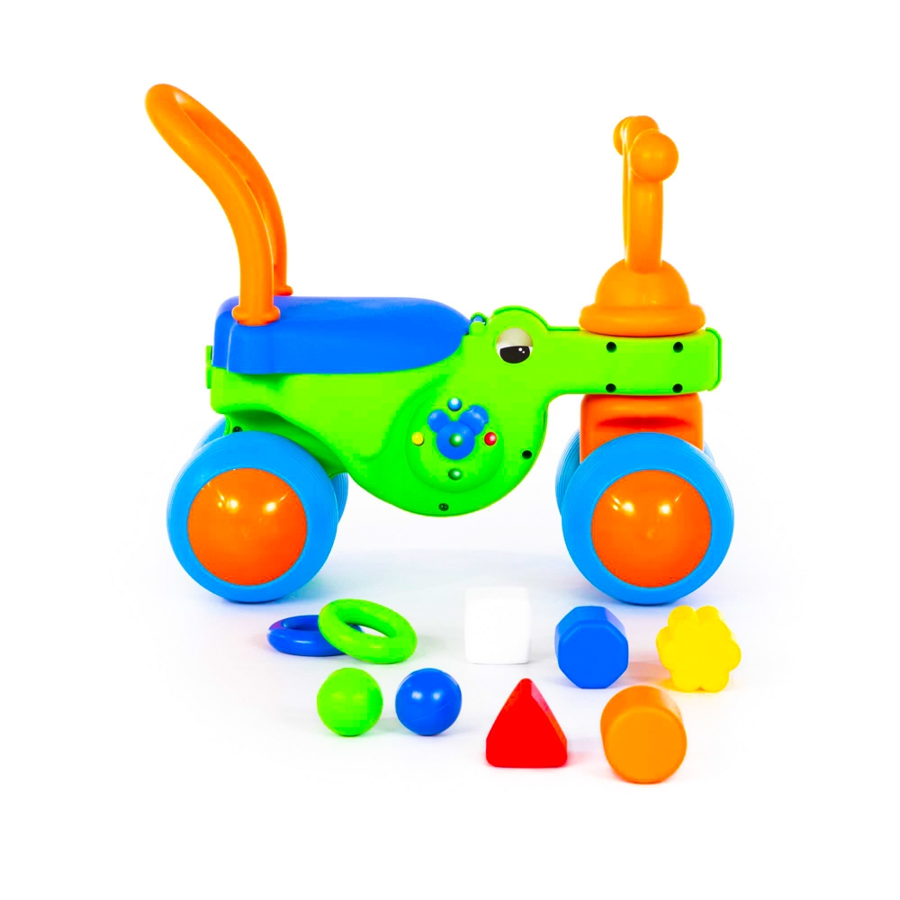 Bicicleta fara pedale, Crocodil, 49.5x35x42.5 cm, Polesie - imagine 5