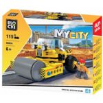 Blocki My City, Masina cu cilindru asfaltare, 115 piese