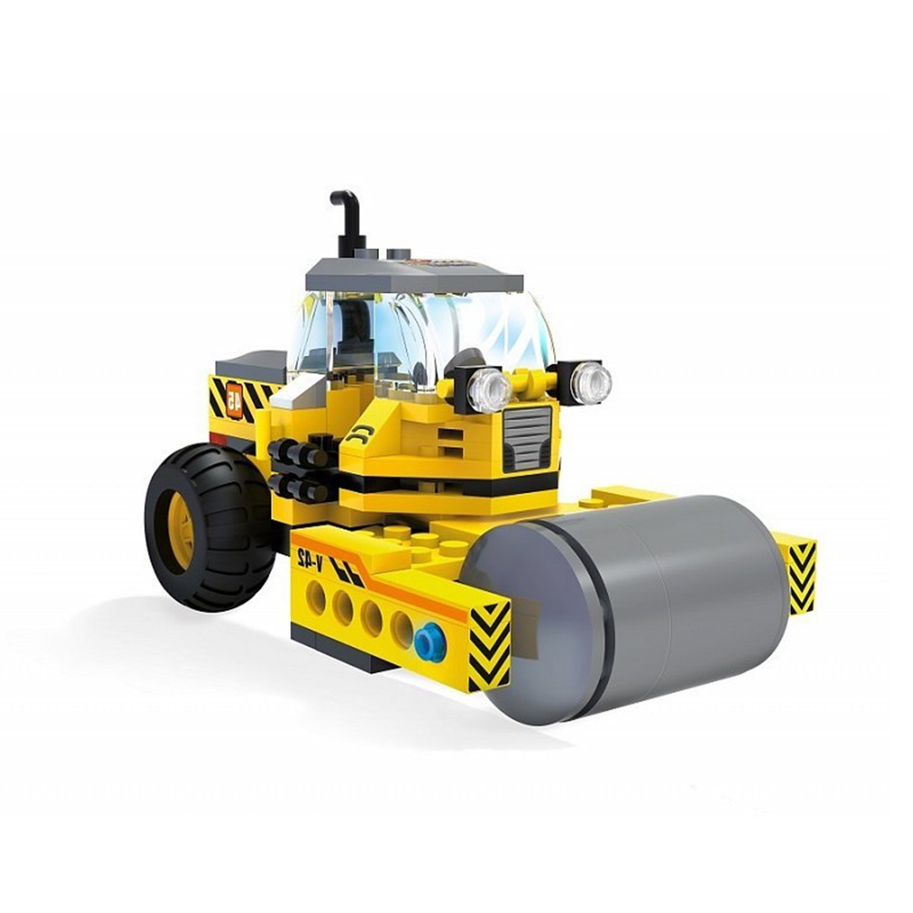 Blocki My City, Masina cu cilindru asfaltare, 115 piese - imagine 3