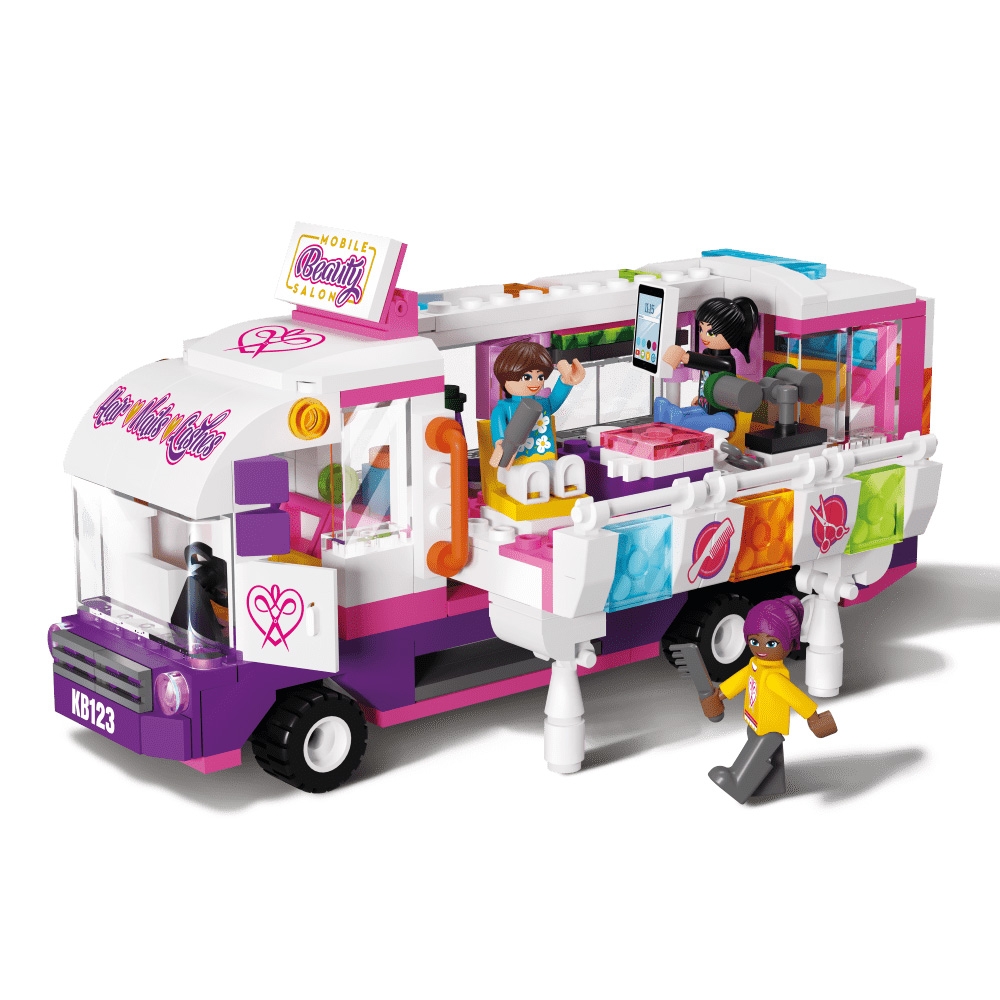 Blocki My Girls, Salonul de coafura mobil, 375 piese - imagine 2
