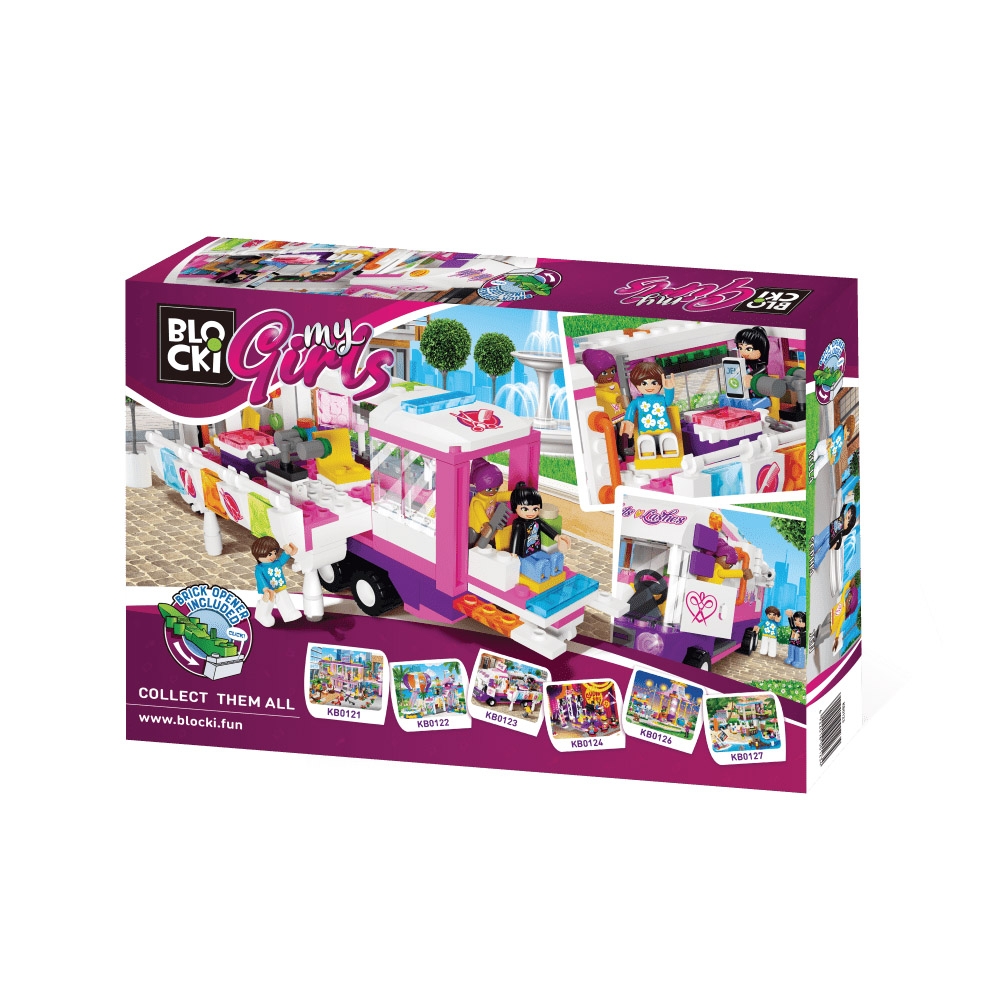 Blocki My Girls, Salonul de coafura mobil, 375 piese - imagine 4