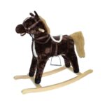 Calut balansoar, lemn + plus, espresso, 72 cm