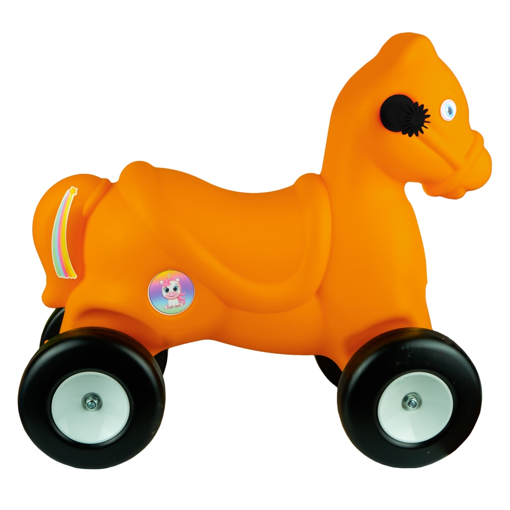 Calut cu roti, portocaliu - ROBENTOYS - imagine 4