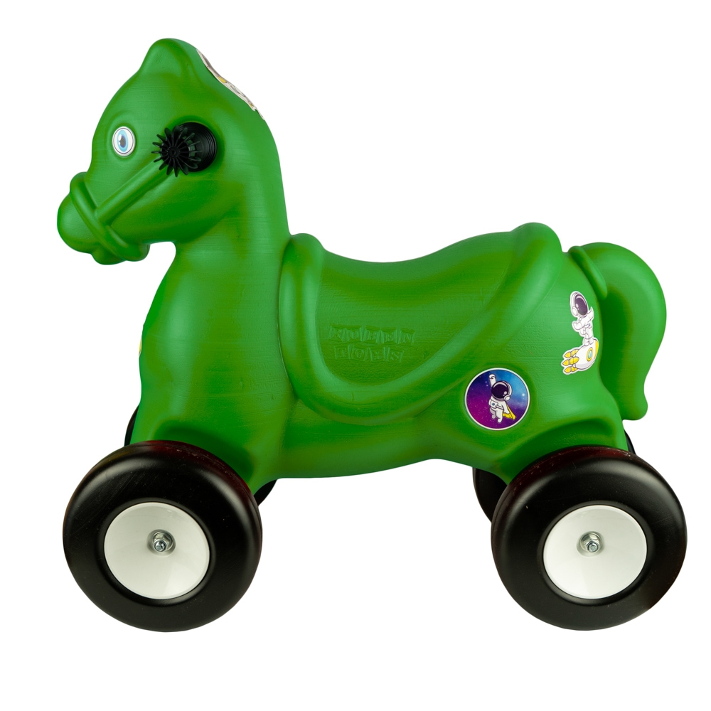 Calut cu roti, verde - ROBENTOYS - imagine 2