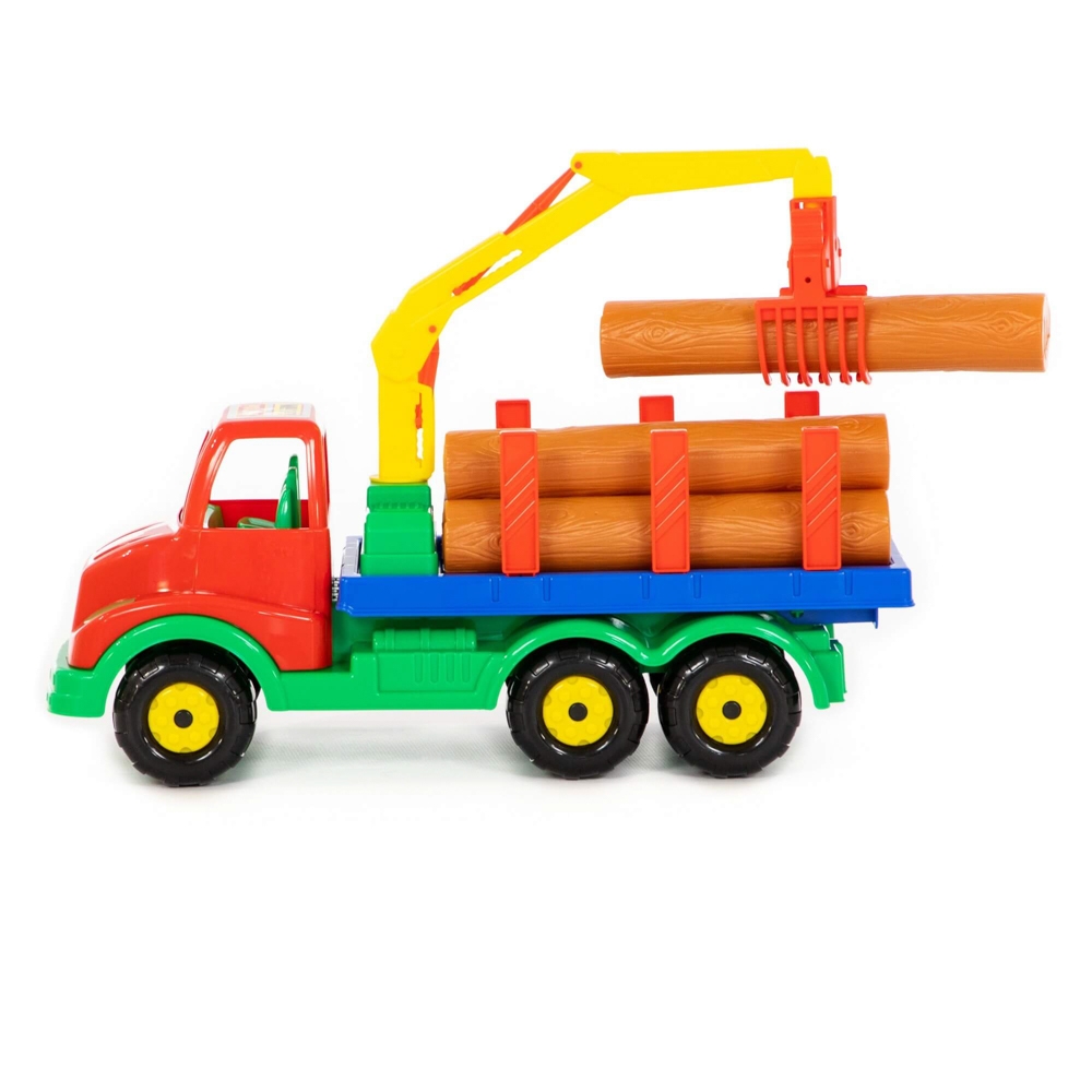 Camion cu lemne, 44x17x26,5 cm, Polesie - imagine 2