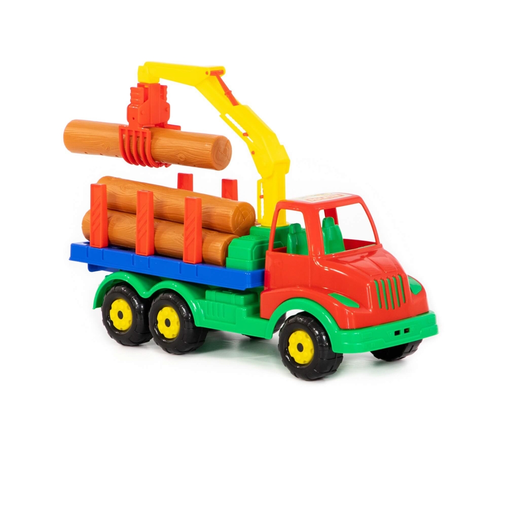 Camion cu lemne, 44x17x26,5 cm, Polesie - imagine 5