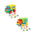 Camion educativ+forme, 26x16x17 cm, Cavallino