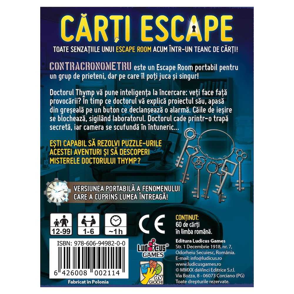 Carti Escape - Contracronometru, ISBN: 978-606-94982-0-0 - imagine 3