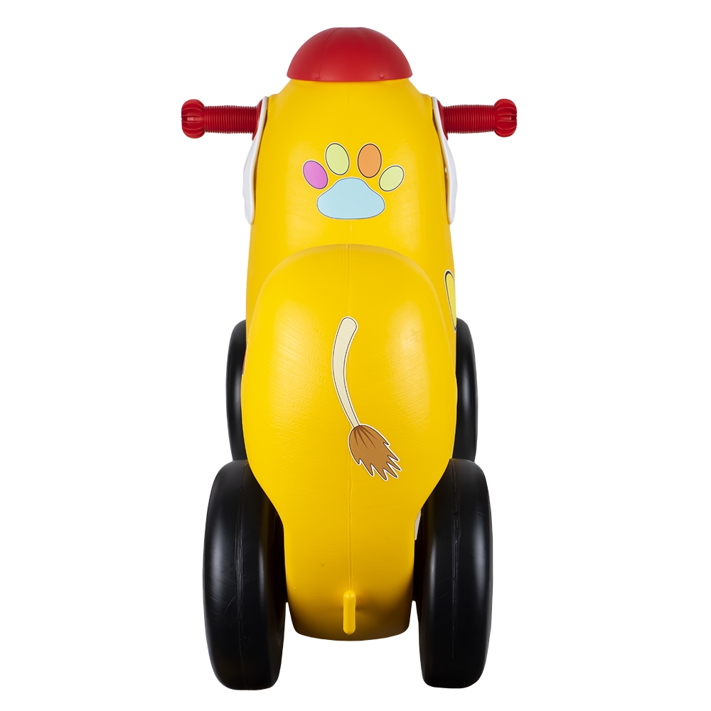 Catel cu roti, galben - ROBENTOYS - imagine 3