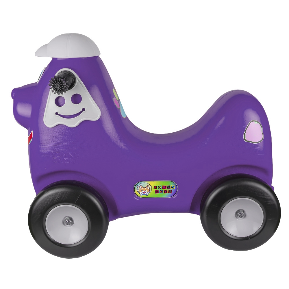 Catel cu roti, mov - ROBENTOYS - imagine 2