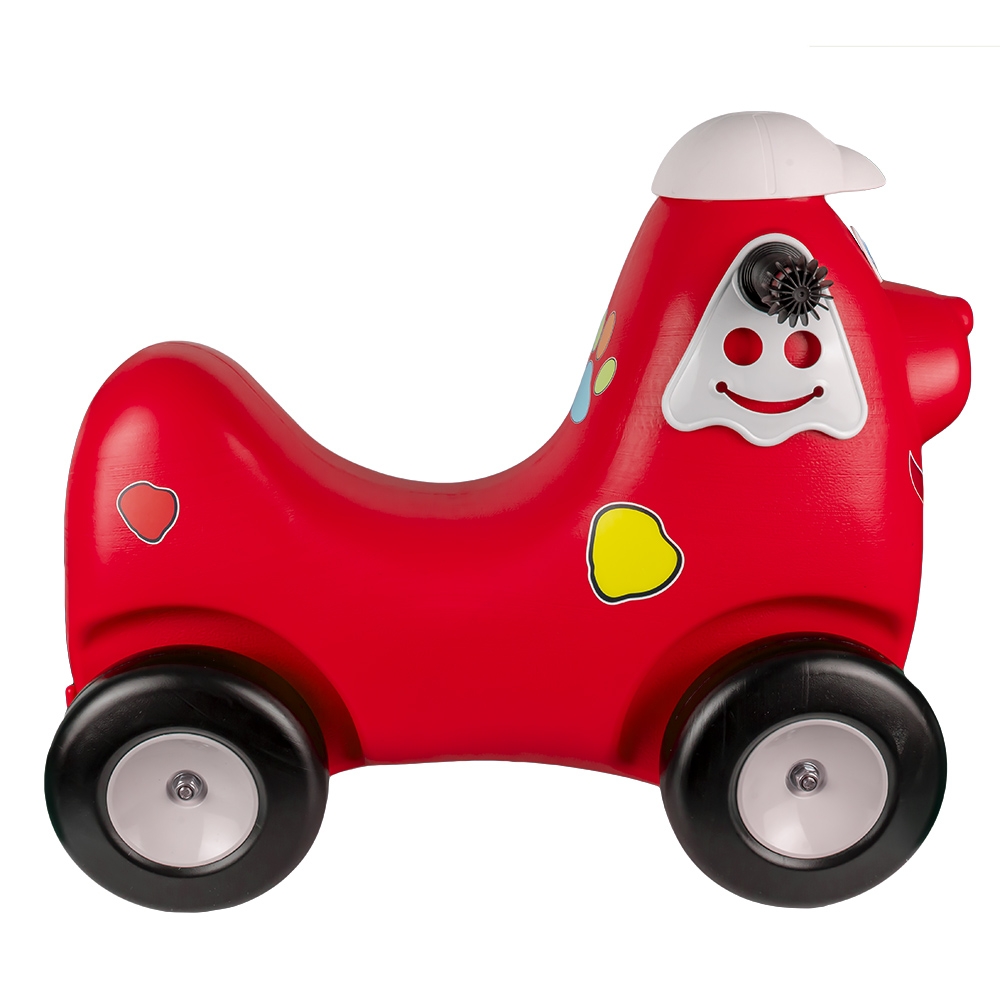 Catel cu roti, rosu - ROBENTOYS - imagine 4