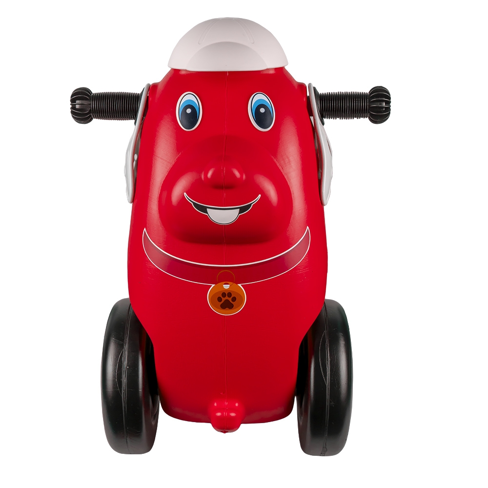 Catel cu roti, rosu - ROBENTOYS - imagine 5