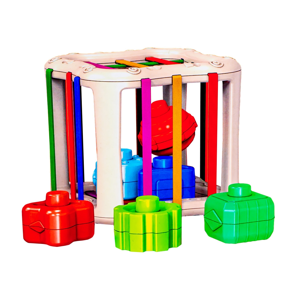 Cuburi senzoriale, pentru bebelusi, 6 buc/set - imagine 2