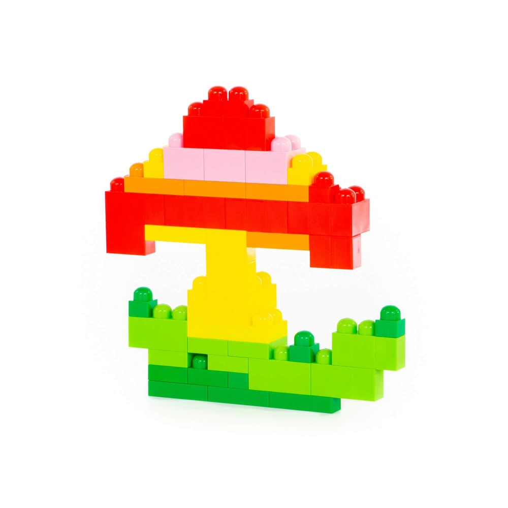 Cuburi constructii Jumbo, 74 piese/cutie, Polesie - imagine 2