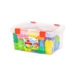 Cuburi constructii Jumbo, 74 piese/cutie, Polesie