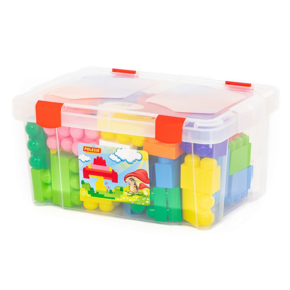 Cuburi constructii Jumbo, 74 piese/cutie, Polesie - imagine 3