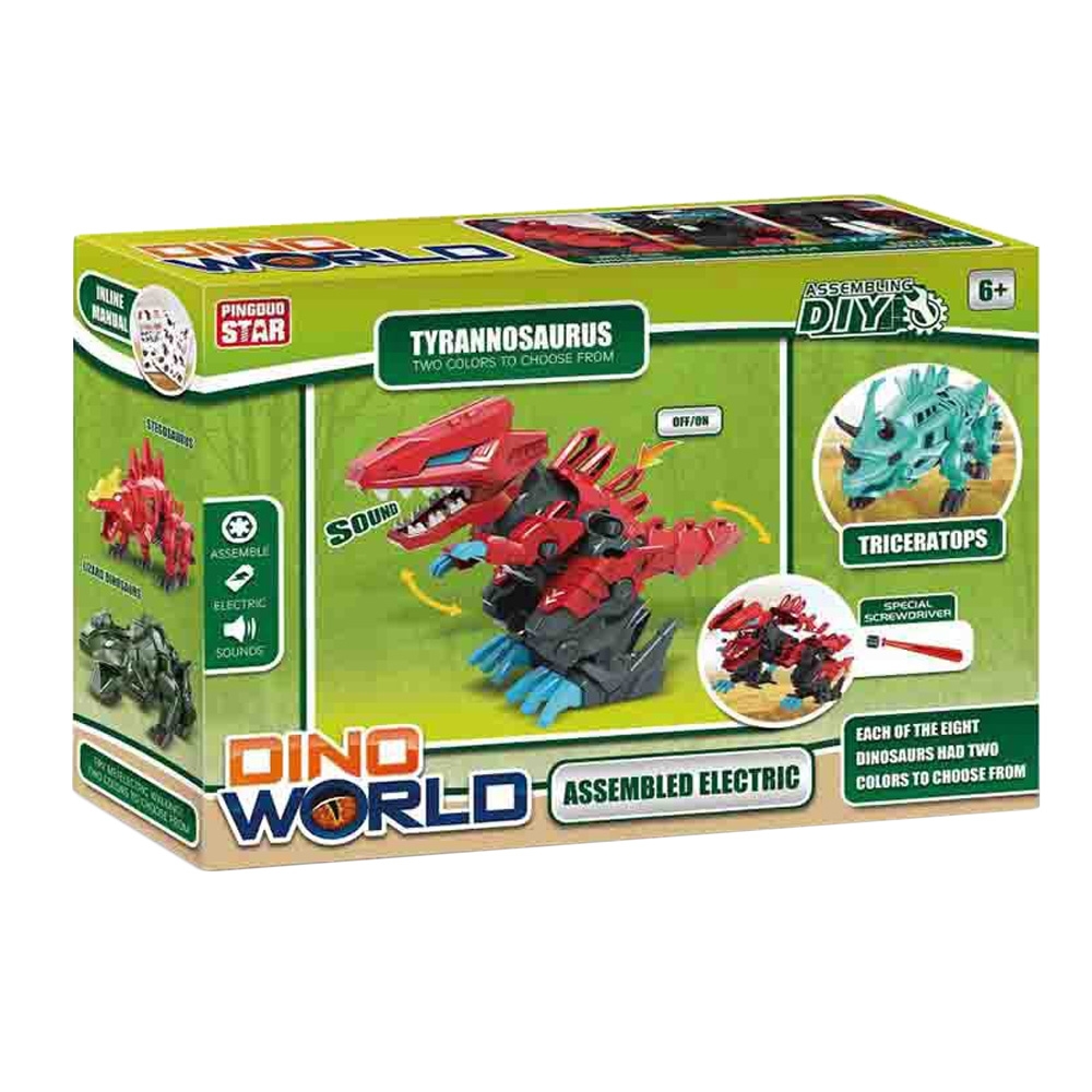 Cuburi constructii Robozaur, cu baterii - TANYSTROPHEUS - imagine 2