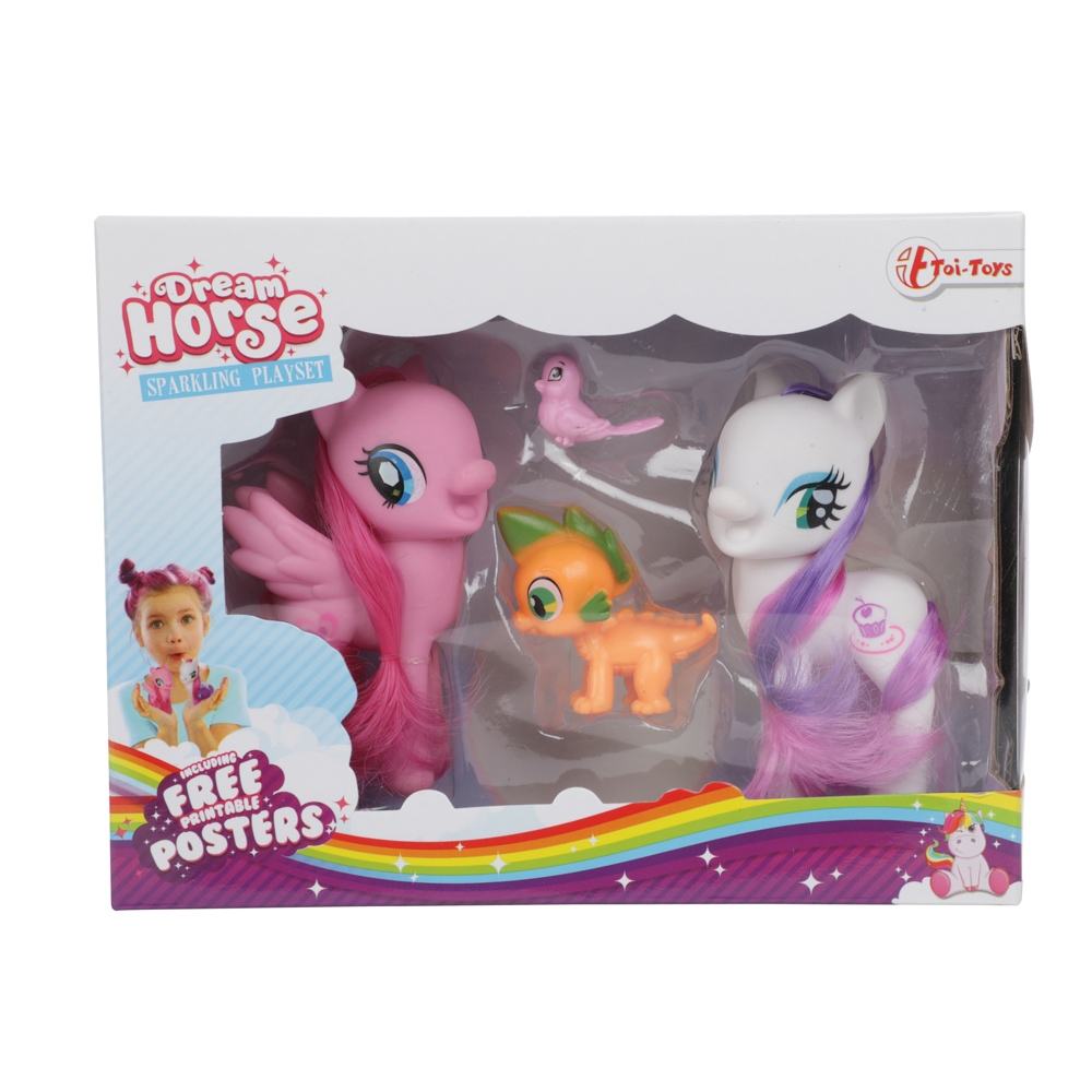 Figurine unicorn si accesorii, 2 buc/set - Toi-Toys - imagine 9
