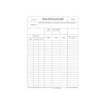 Fisa de magazie A5, carton velin, 100/bloc