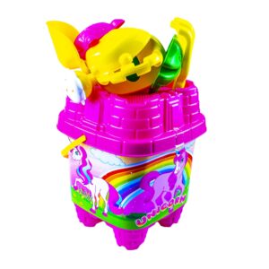 Galetusa nisip castel + accesorii, 8 buc/set