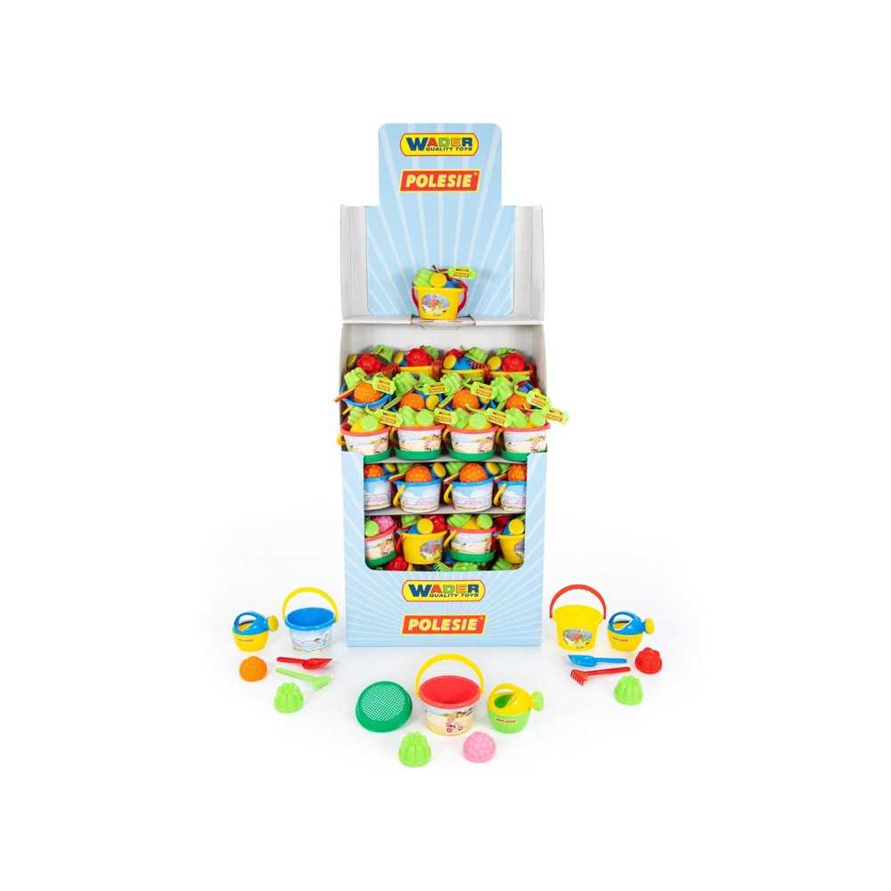Galetuse nisip + accesorii, 63 buc/display, Polesie - imagine 2