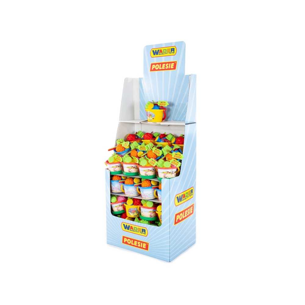 Galetuse nisip + accesorii, 63 buc/display, Polesie - imagine 4