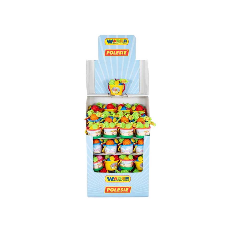 Galetuse nisip + accesorii, 63 buc/display, Polesie - imagine 5