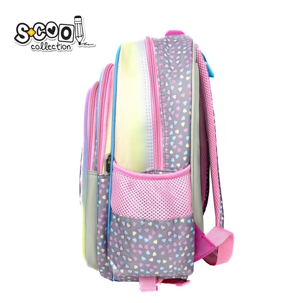 Ghiozdan 3D cu led HAPPINESS, 40x32x19.5 cm - S-COOL - imagine 2