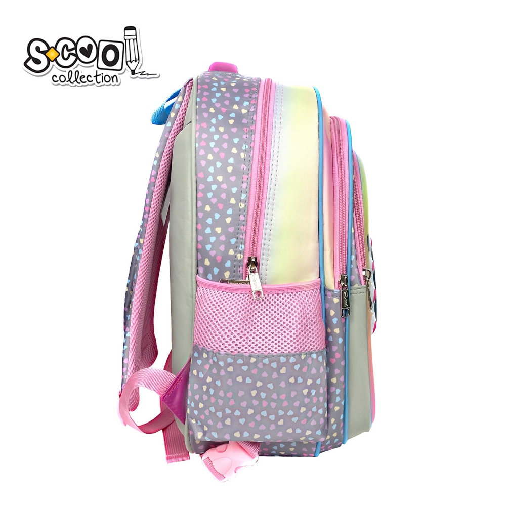 Ghiozdan 3D cu led HAPPINESS, 40x32x19.5 cm - S-COOL - imagine 4