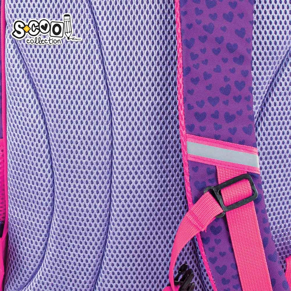 Ghiozdan 3D HEART, 38x35x20 cm - S-COOL - imagine 5