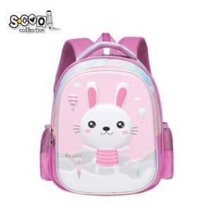 Ghiozdan gradinita 3D RABBIT, 25x17x31 cm - S-COOL