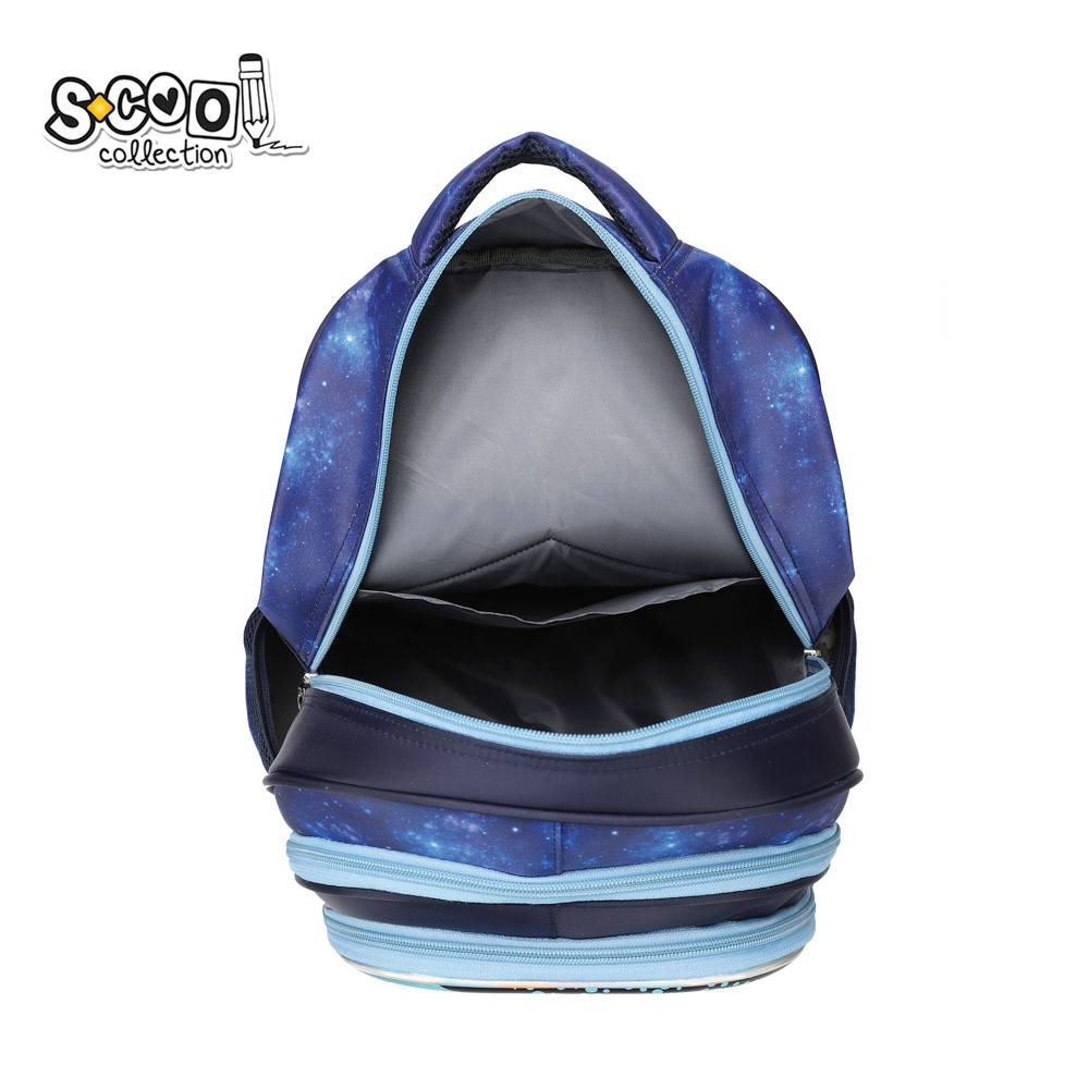 Ghiozdan 3D SHARK, 31x24x41 cm - S-COOL - imagine 3