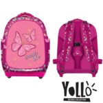 Ghiozdan anatomic BUTTERFLY LOVE, 38x39x19,5cm - S-COOL