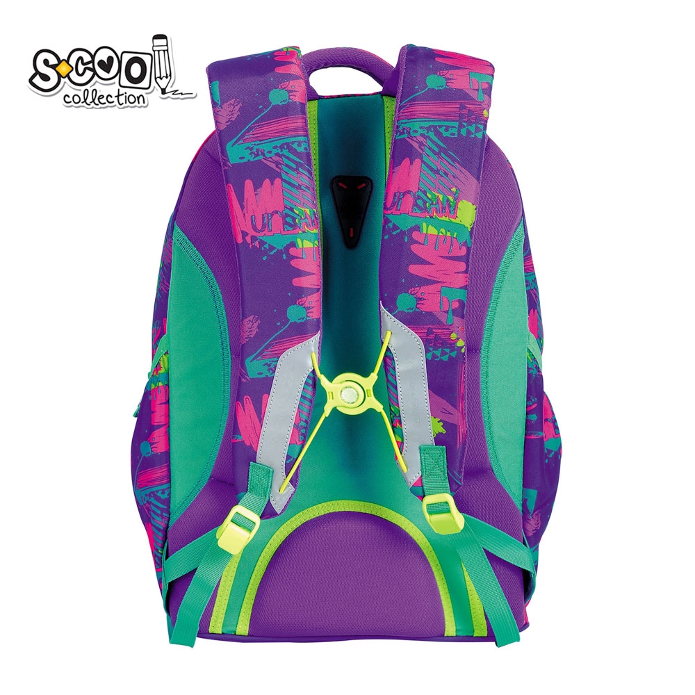 Ghiozdan anatomic compartiment laptop, 29x22x43 cm - S-COOL - imagine 2