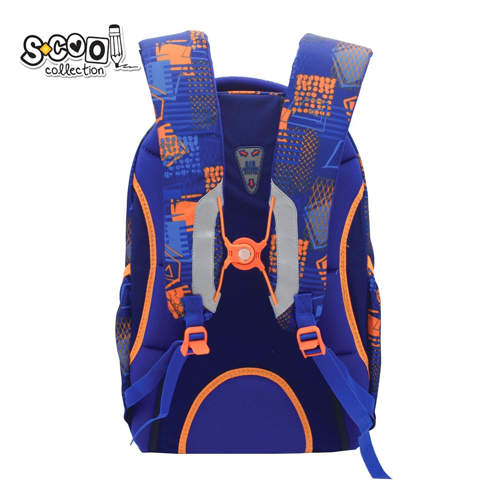 Ghiozdan anatomic compartiment laptop, 29x22x43 cm - S-COOL - imagine 2