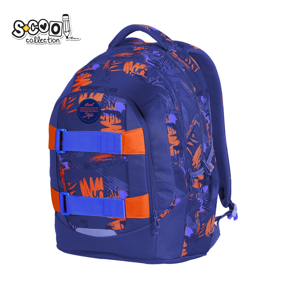 Ghiozdan anatomic compartiment laptop, 29x22x43 cm - S-COOL - imagine 3