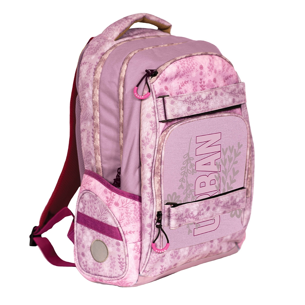 Ghiozdan anatomic compartiment laptop, URBAN NATURALLY LILAC, 46x31x16 cm - S-COOL - imagine 2