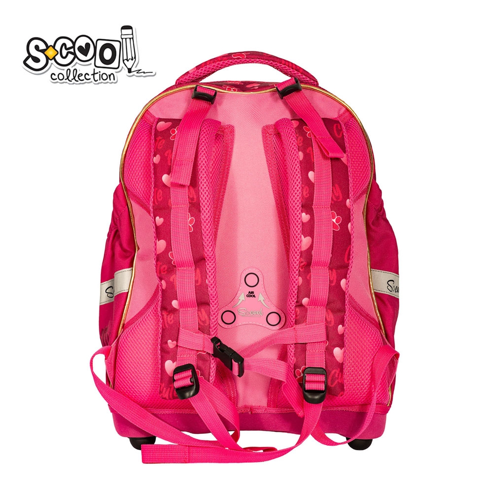 Ghiozdan anatomic CUTE KITTY, 38x39x19.5 cm - S-COOL - imagine 4