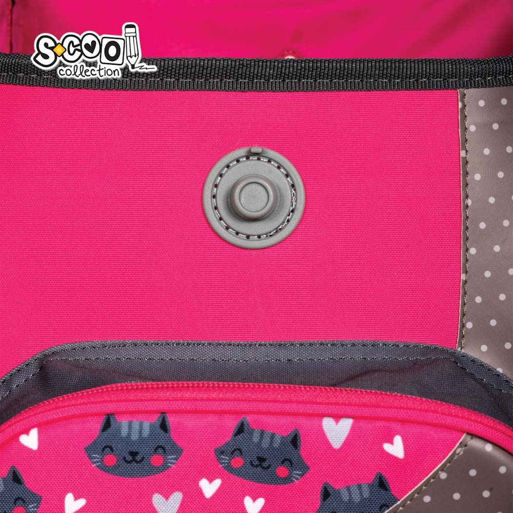 Ghiozdan anatomic I AM SO PURRFECT, 30x22x42 cm - S-COOL - imagine 11