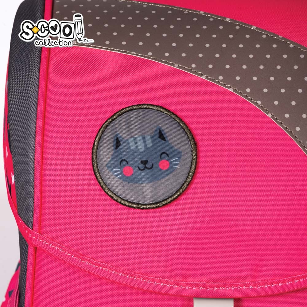 Ghiozdan anatomic I AM SO PURRFECT, 30x22x42 cm - S-COOL - imagine 5