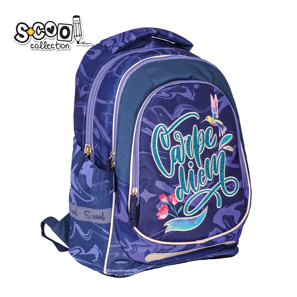 Ghiozdan anatomic LIGHT CARPE DIEM, 41x28x21 cm S-COOL - imagine 2