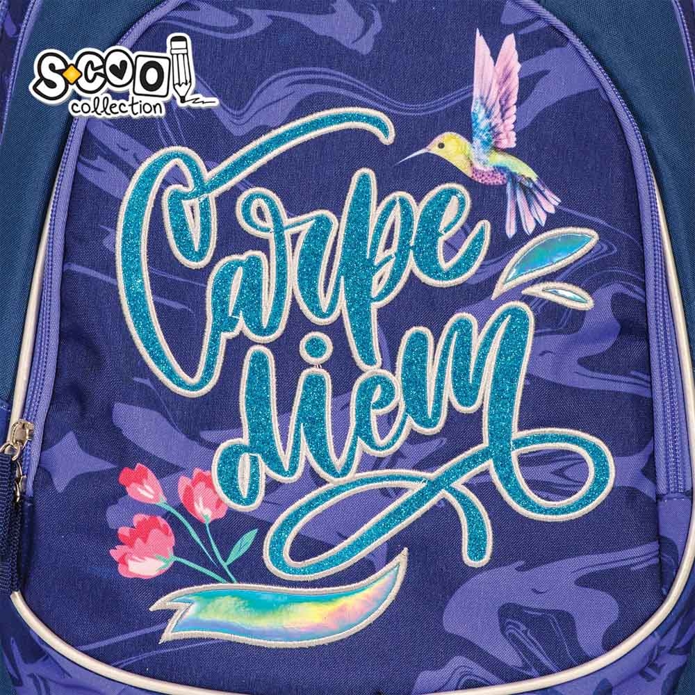 Ghiozdan anatomic LIGHT CARPE DIEM, 41x28x21 cm S-COOL - imagine 12