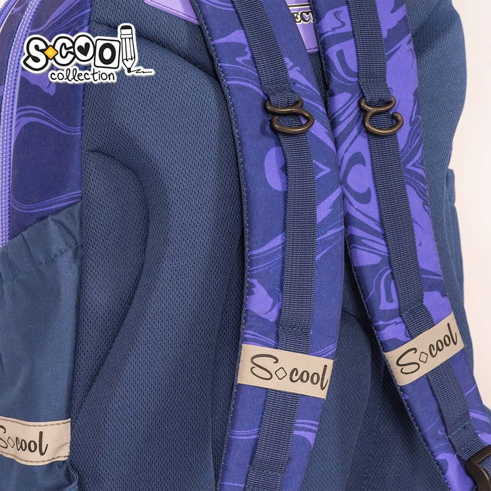 Ghiozdan anatomic LIGHT CARPE DIEM, 41x28x21 cm S-COOL - imagine 6