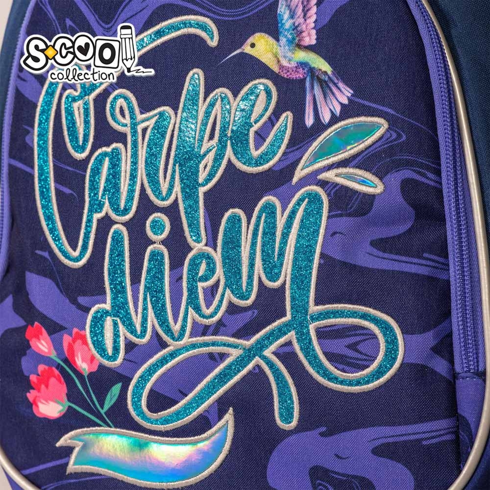 Ghiozdan anatomic LIGHT CARPE DIEM, 41x28x21 cm S-COOL - imagine 7