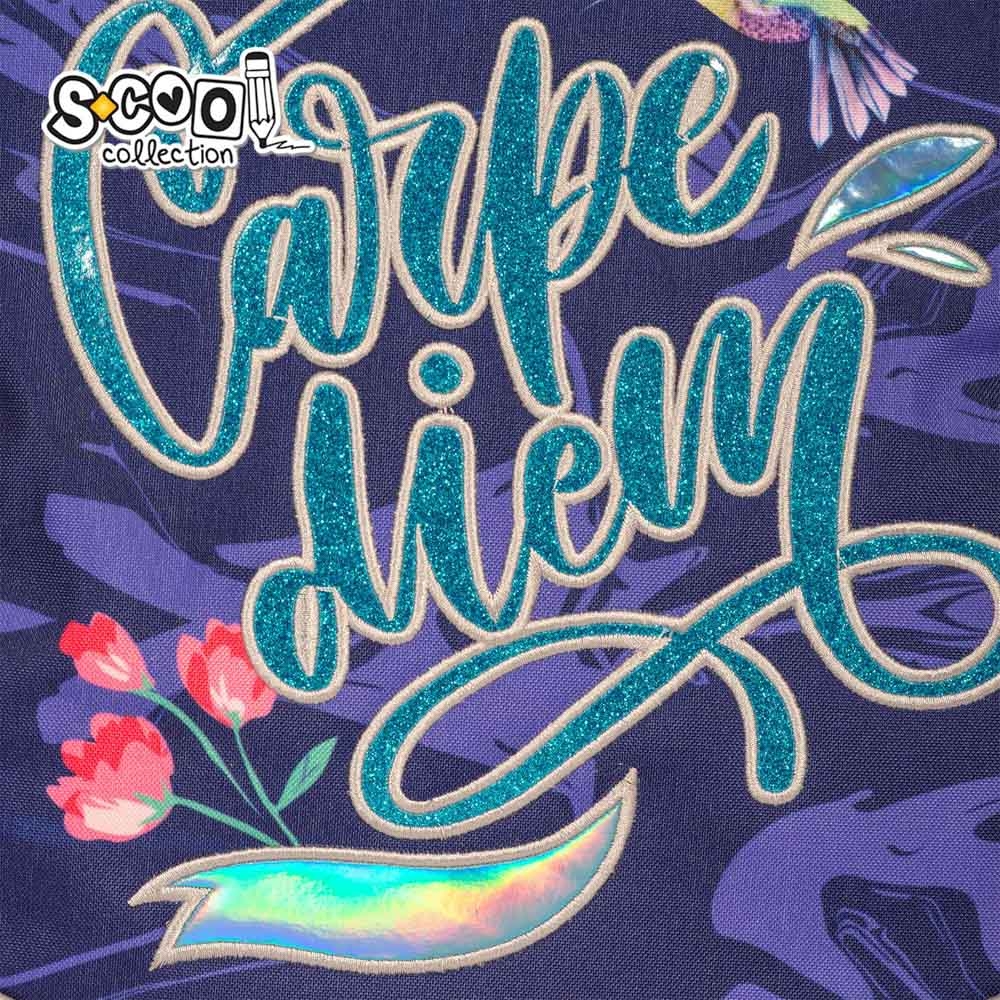 Ghiozdan anatomic LIGHT CARPE DIEM, 41x28x21 cm S-COOL - imagine 8