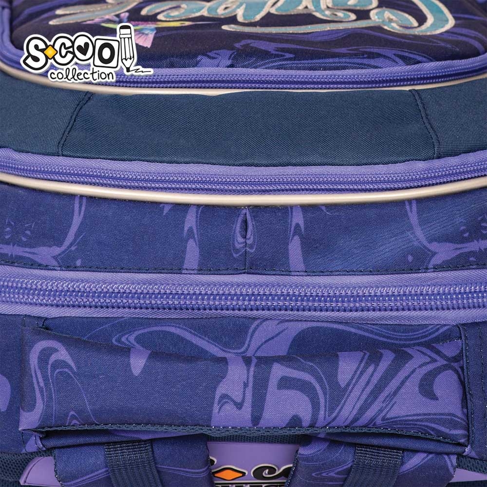 Ghiozdan anatomic LIGHT CARPE DIEM, 41x28x21 cm S-COOL - imagine 9